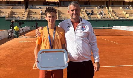 MAX LÖRINČÍK STRIEBORNÝ NA TENNIS EUROPE JUNIOR MASTERS